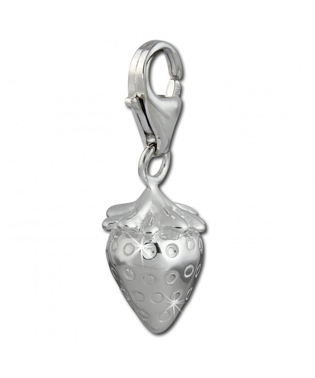 SilberDream strawberry Sterling Charms FC3022W