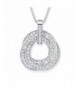 Pendant Necklace Interlocking Circles Jewelry