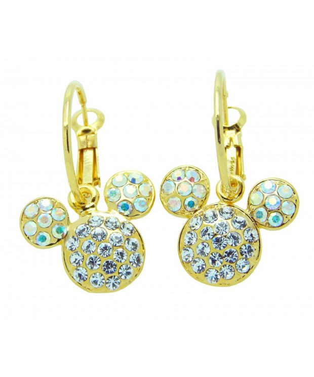 Poonsuk Plated Birthstone Crystal Earrings