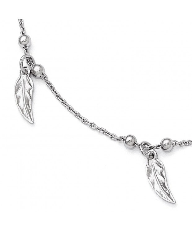 Leslies Sterling Silver Polished Feather