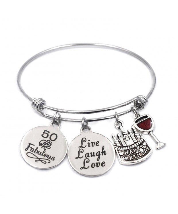 Stainless Expandable Birthday Bracelets Jewelry