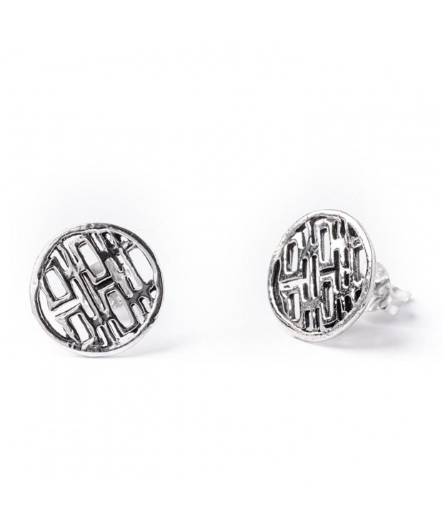 81stgeneration Sterling Happiness Chinese Earrings