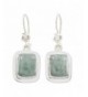 NOVICA Sterling Silver Rectangular Earrings