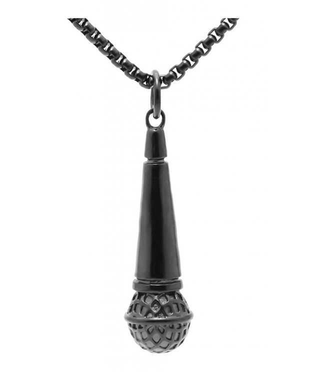 titanium necklace fashion pendant microphone