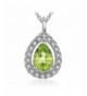 JewelryPalace Natural Sterling Solitaire Necklace