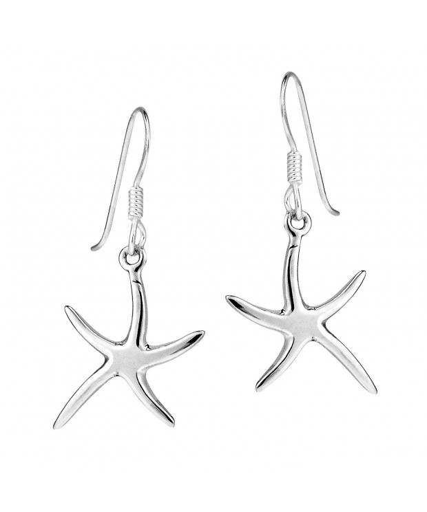 Dancing Starfish Sterling Silver Earrings
