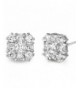 GULICX Eye catching Zirconia rhinestone earrings