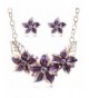 SDLM Elegant Rhinestone Necklace Earrings