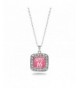 Birthday Classic Silver Crystal Necklace