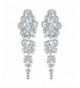 mecresh Crystal Earrings Wedding Womens