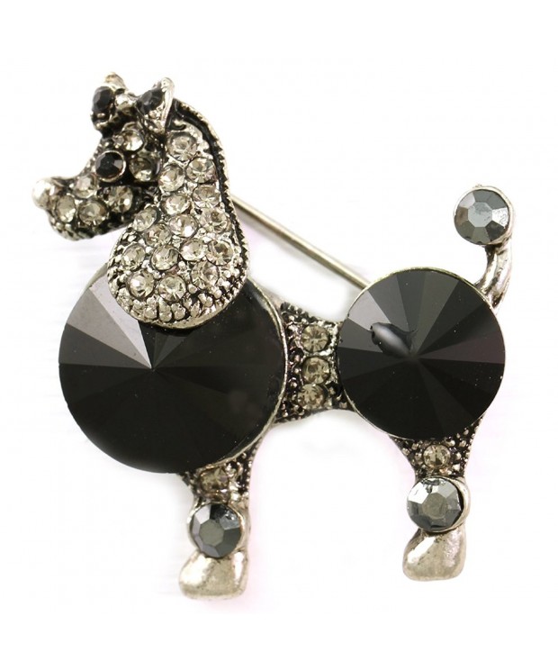 Vintage Design Poodle Brooch Jewelry