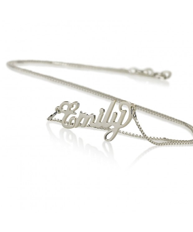 Personalized Necklace Sterling Silver Custom