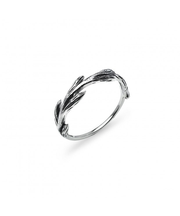 Plain Wreath Branch Wrap Ring