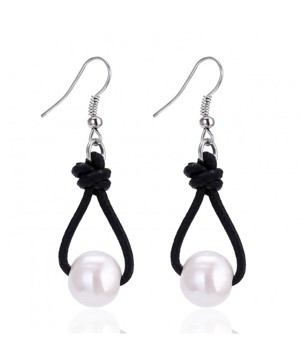 Freshwater Cultured Pearl Earring Earrings Black