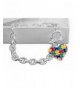 Autism Awareness Multicolored Chunky Bracelet