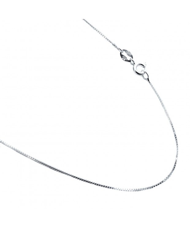 Italian Sterling Silver Necklace Inches