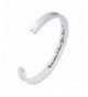 Inspirational Bracelet Stainless Rememeber Bangle