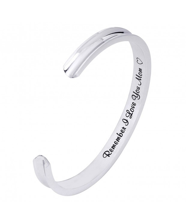 Inspirational Bracelet Stainless Rememeber Bangle