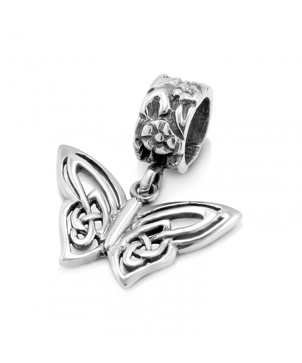 Sterling Silver Celtic Butterfly Bracelet