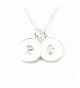 Personalized Initial Necklace Customized Alphabet