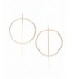 Hoop Earrings Color Modern nickel