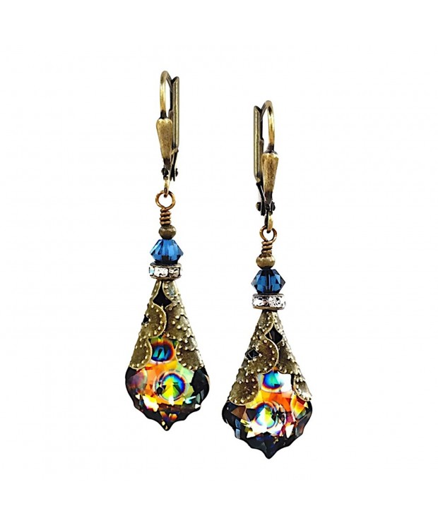 HisJewelsCreations Baroque Crystal Inspired Earrings