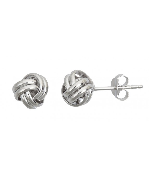 Sterling Silver Double Earrings White