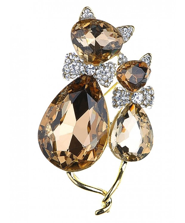 Alilang Adorable Smoked Crystal Rhinestone