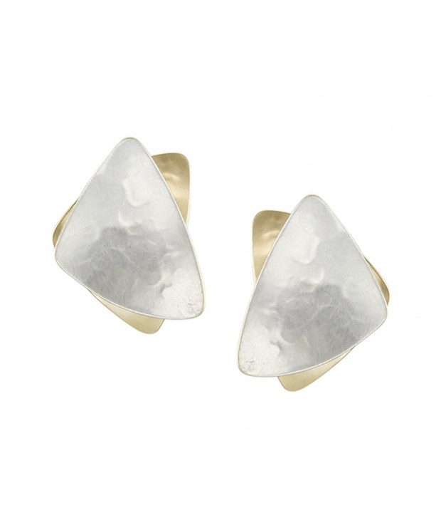 Marjorie Baer Stacked Triangle Earring