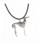 Elegant Greyhound Necklace Memorial 1263