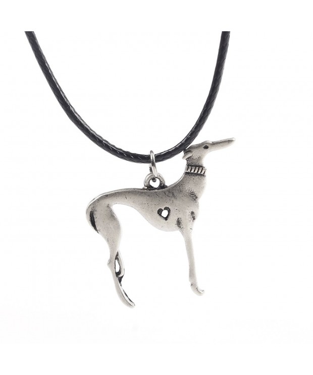 Elegant Greyhound Necklace Memorial 1263