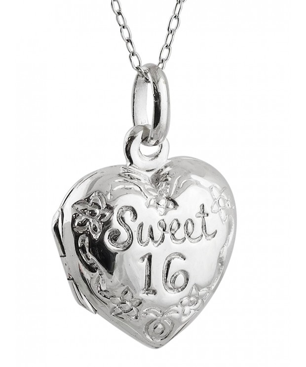 Sterling Silver Birthday Locket Necklace