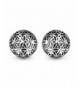 Sterling Silver Filigree Mandala Earrings