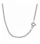 Sterling Silver Nickel Chain Necklace