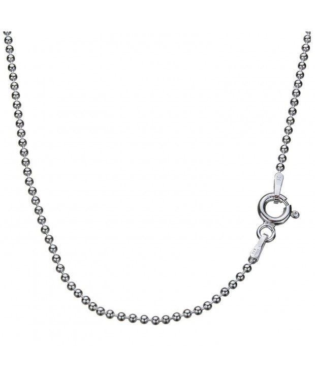 Sterling Silver Nickel Chain Necklace