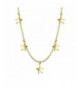 Dangling Stars Choker Necklace Sterling