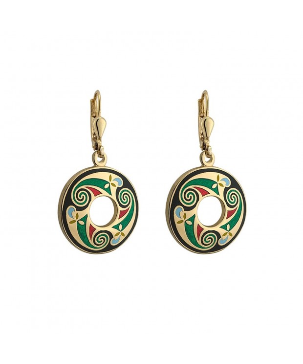 Celtic Earrings Medium Plated Ireland