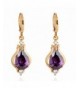 YAZILIND Elegant Teardrop Zirconia Earrings