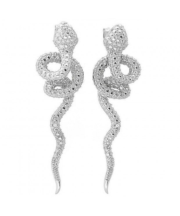 Buman Sterling Diamond Earrings SI1 SI2