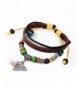 Real Spark Pendant Leather Bracelet