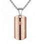 Stainless Medallion Pendant Necklace ddp006fe
