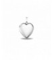 Solid Sterling Silver Heart Locket