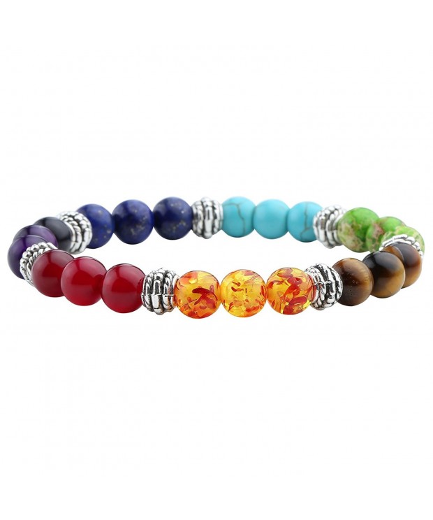 Top Plaza Gemstone Meditation Bracelet