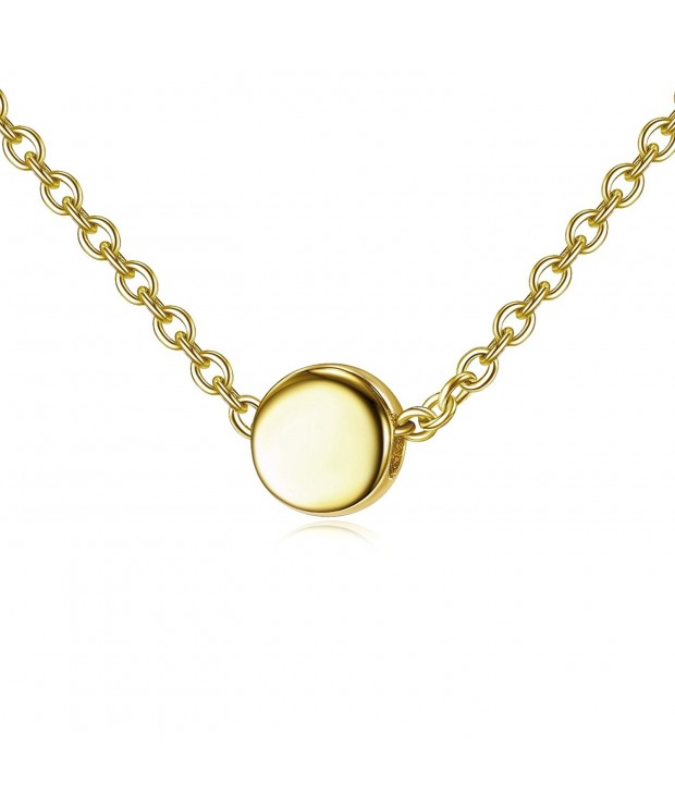 Tiny Necklace Gold Sterling Silver