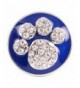 Lovmoment Button Enamel Rhinestone Jewelry