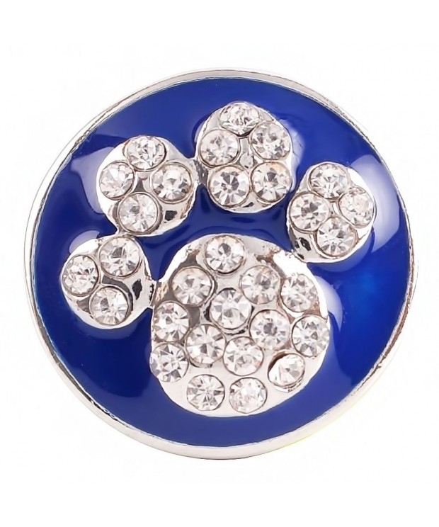 Lovmoment Button Enamel Rhinestone Jewelry