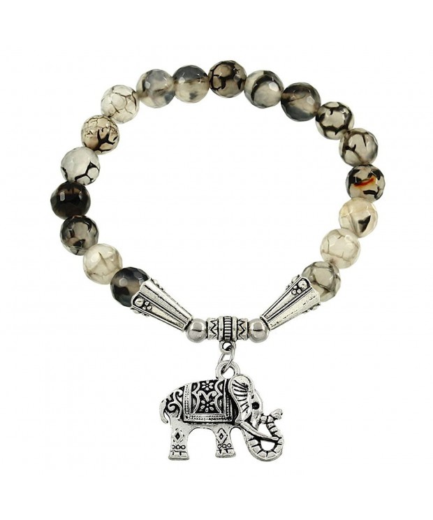 Falari Elephant Natural Bracelet B2448 BW