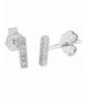 Short Sterling Silver Petite Earrings