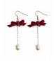 Plated fabric Bowknot Imitation Earrings