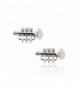 Spinningdaisy Musical Instrument Earrings Trumpet